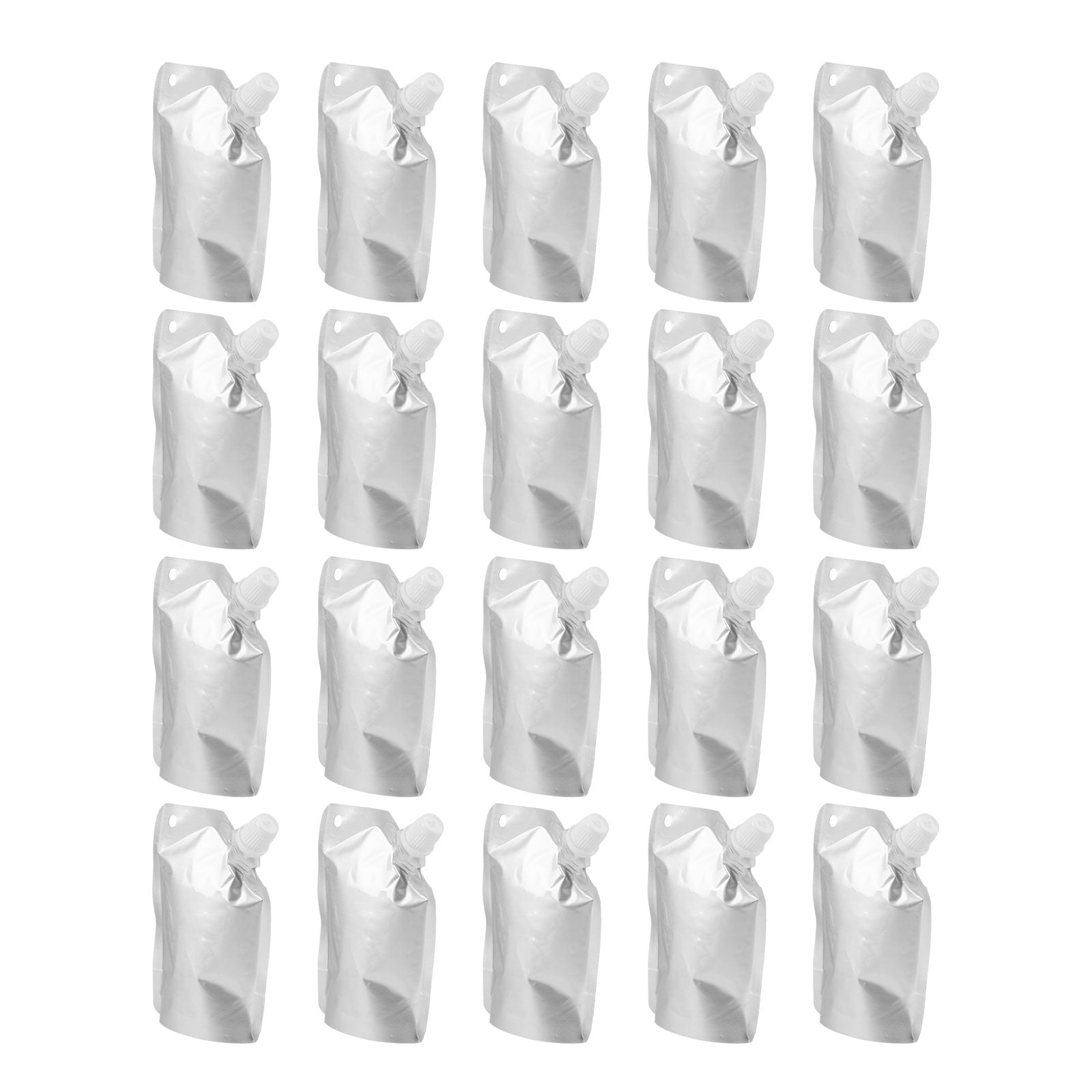 Axio 20Pcs Drinks Flasks Plastic Liquor Pouches Beverage Seal Bags