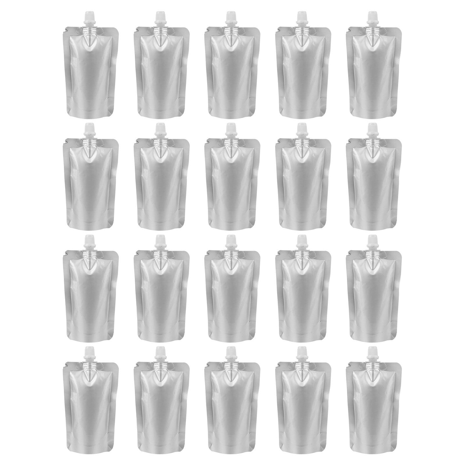 Axio 20Pcs Drinks Flasks Plastic Liquor Pouches Beverage Seal Bags Drinking Flasks
