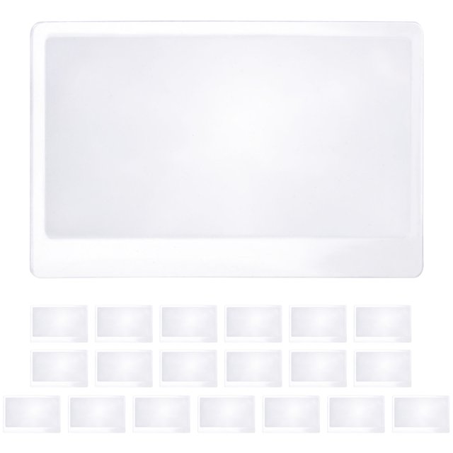 Axio 20pcs Magnifying Lens Credit Card Magnifier Sheets Eye Care