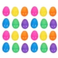 Axio 24Pcs Plastic Easter Eggs Empty Easter Eggs Fillable Plastic Eggs
