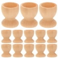 Axio 24Pcs Wooden Easter Egg Holders DIY Eggs Trays Cup Shaped Eggs