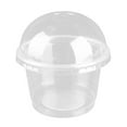 thumbnail image 1 of WEAVILUX Clear Plastic Dessert Bowls Set of 25 - Modern Design for Serving Desserts, Appetizers, and Party, 1 of 5