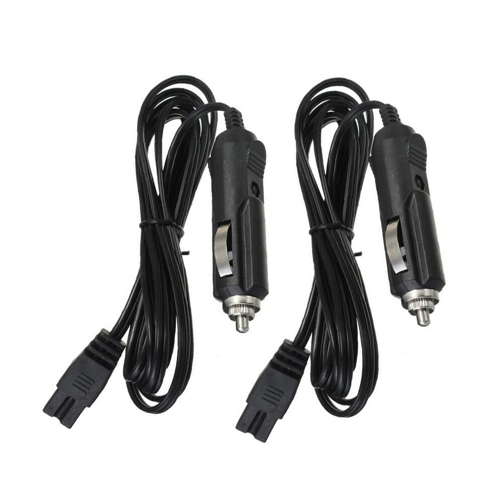 Axio 2PCS 12V 2m Car Fridge Power Adapter Extension Cord Electric Mini