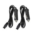 Axio 2PCS 12V 2m Car Fridge Power Adapter Extension Cord Electric Mini