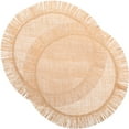 Axio 2Pcs Cutlery Mat Round Placemat Woven Style Placemat Dining Table