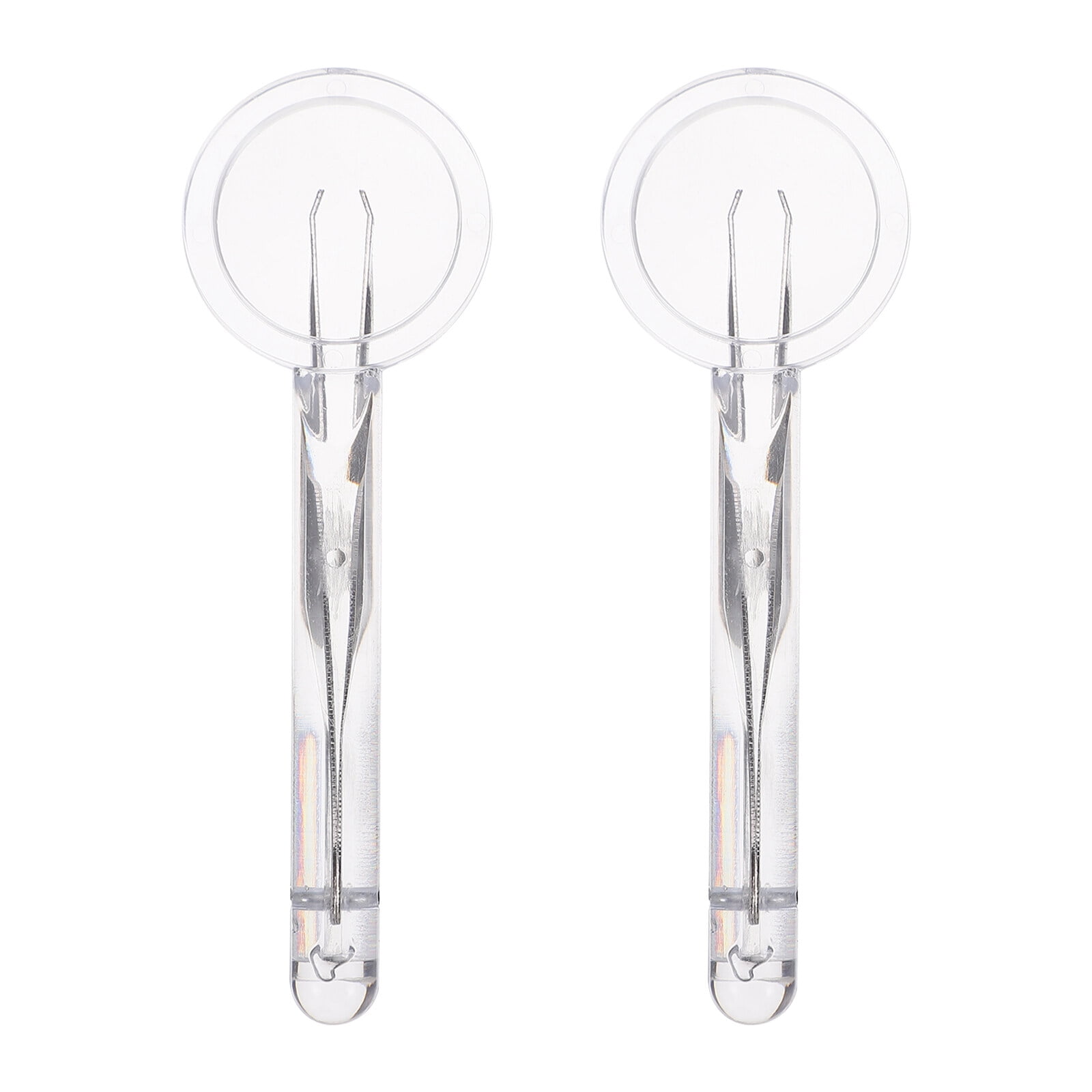 Axio 2Pcs Multi-function Tweezers Magnifying Glass Portable Handheld Magnifying Glass