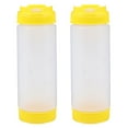Axio 2Pcs Plastic Sauce Bottles Twoheaded Squeeze Bottles Tomato