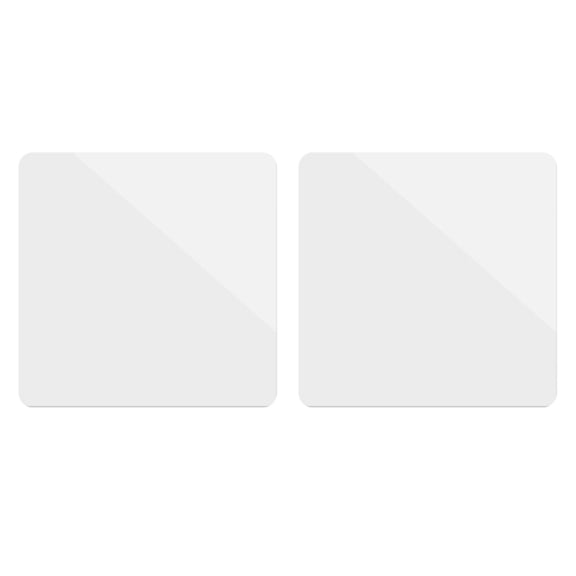 OUNONA 2-Pack White Acrylic Mirror Boards for Jewelry Photography, Reflective Backgrounds for Photo Shoots and Display Props