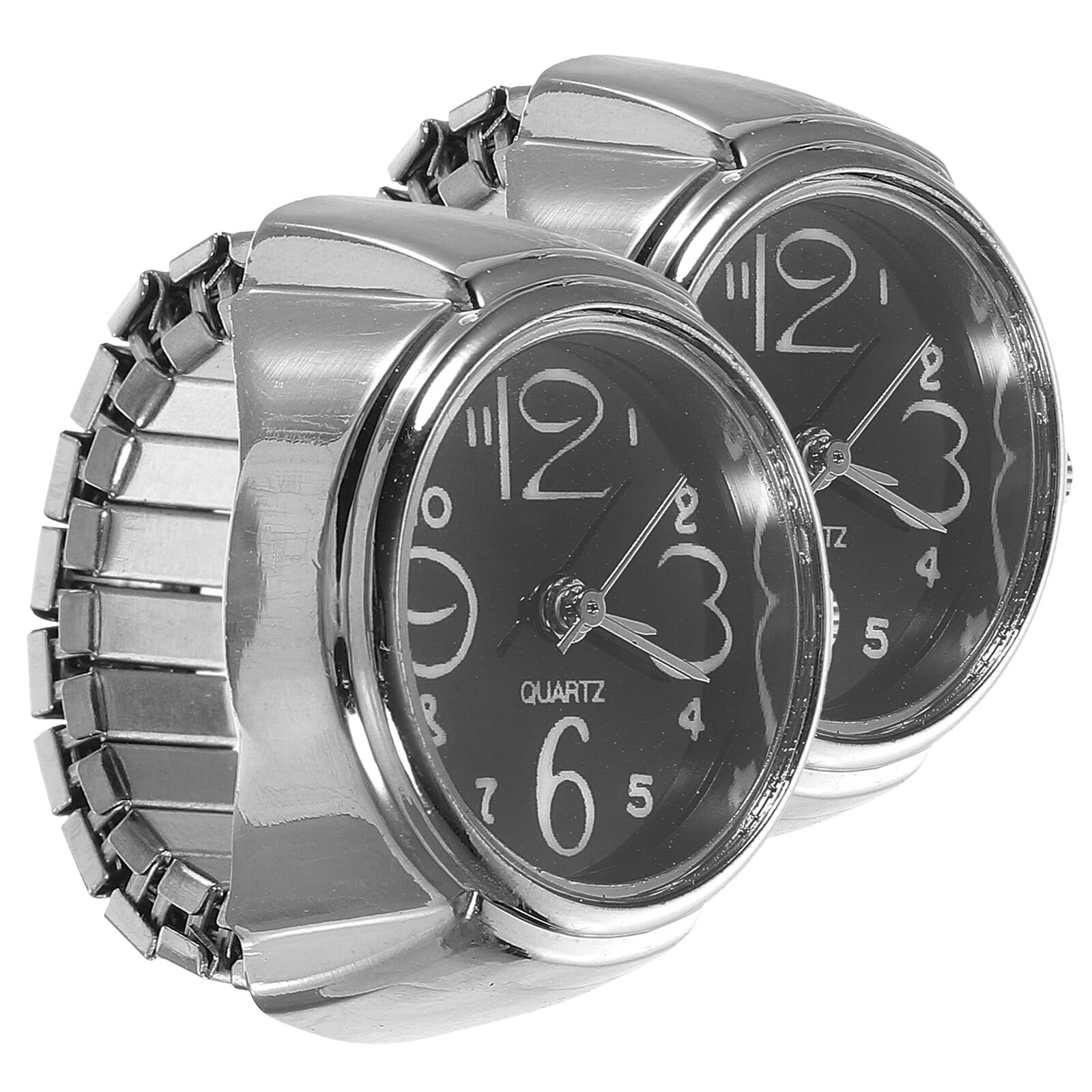 Kitchen Watch Mini Axio 2pcs Finger Wear Quartz Watches Creative Ring Watches Mini Time ...
