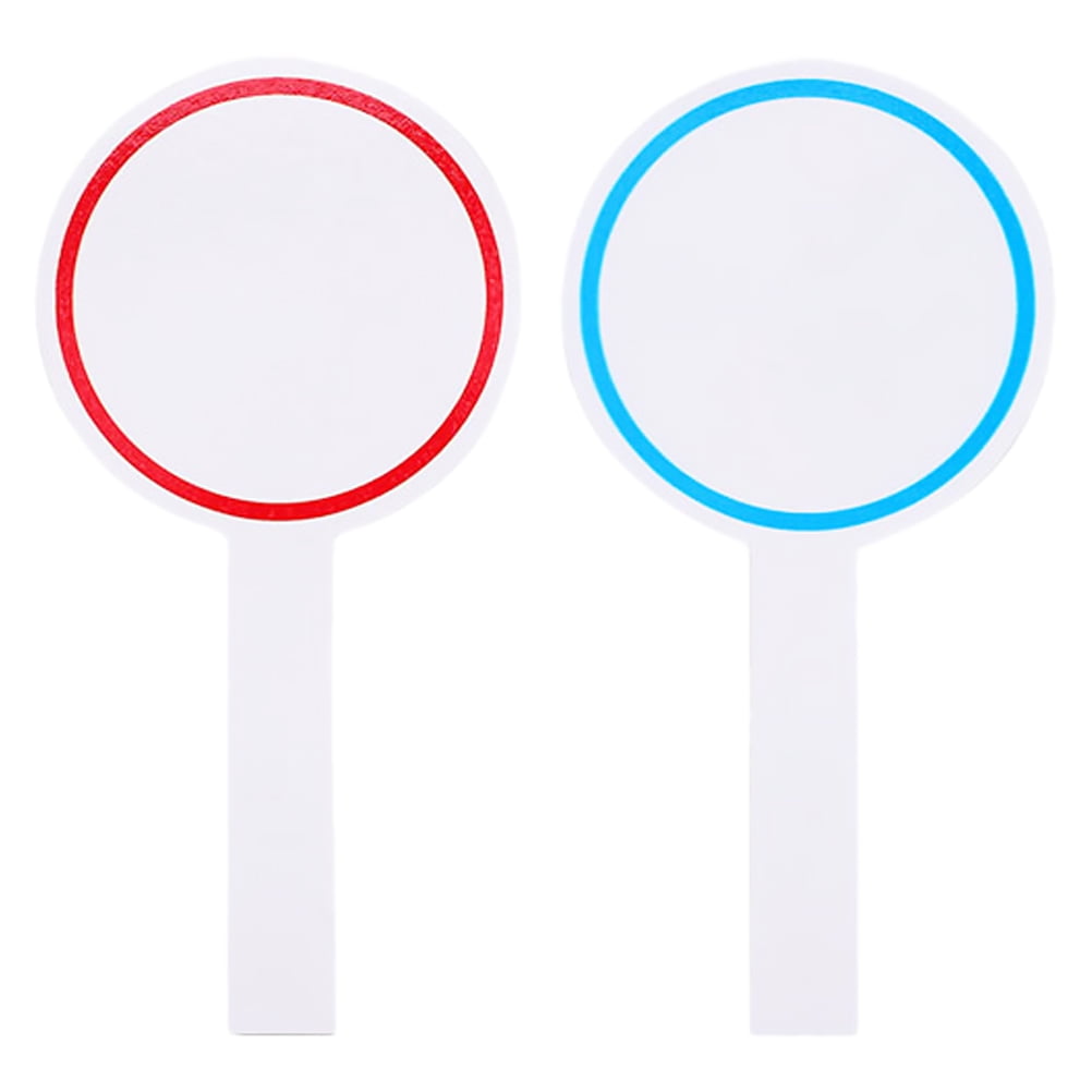 Axio 2pcs Handheld Dry Erase Paddle Games Auctions Dry Erase Paddle