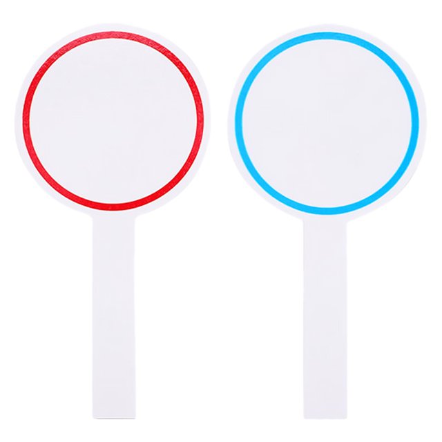 Axio 2pcs Handheld Dry Erase Paddle Games Auctions Dry Erase Paddle