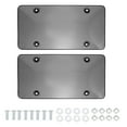 Axio 2pcs License Plate Covers License Plates Shield Unbreakable