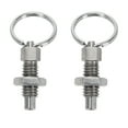 Axio 2pcs Pulling Ring Design Spring Plunger Durable Spring Catch Indexing Plunger