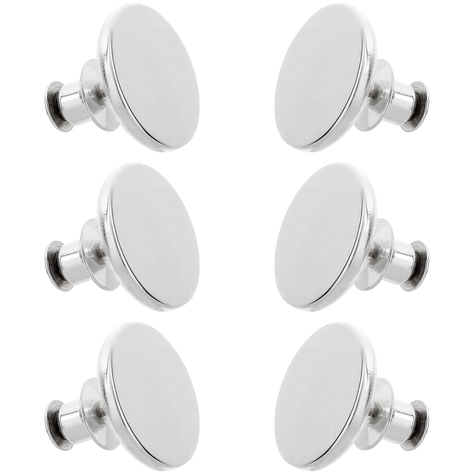 Axio 3 Pairs of Stainless Steel Curtain Closures with Tack