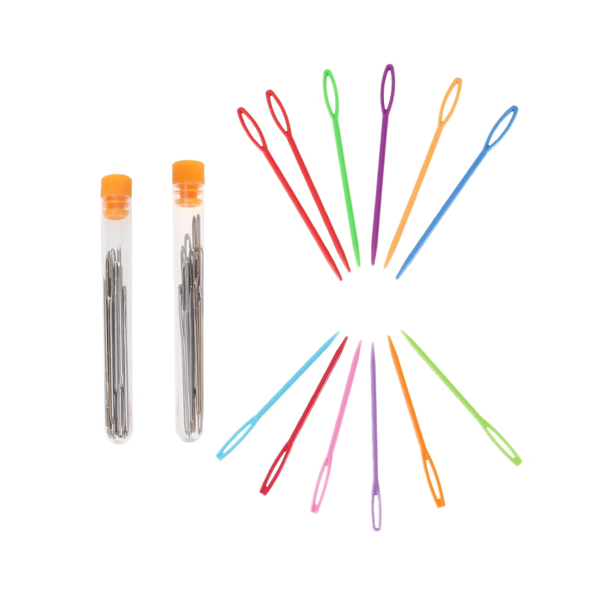 Axio 30 Pcs Large Eye Blunt Needles Yarn Thread Knitting Sewing Needle