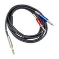 Axio 3m Guitar Cable 6.35mm Stereo Male to Dual 6.35mm Mono Male