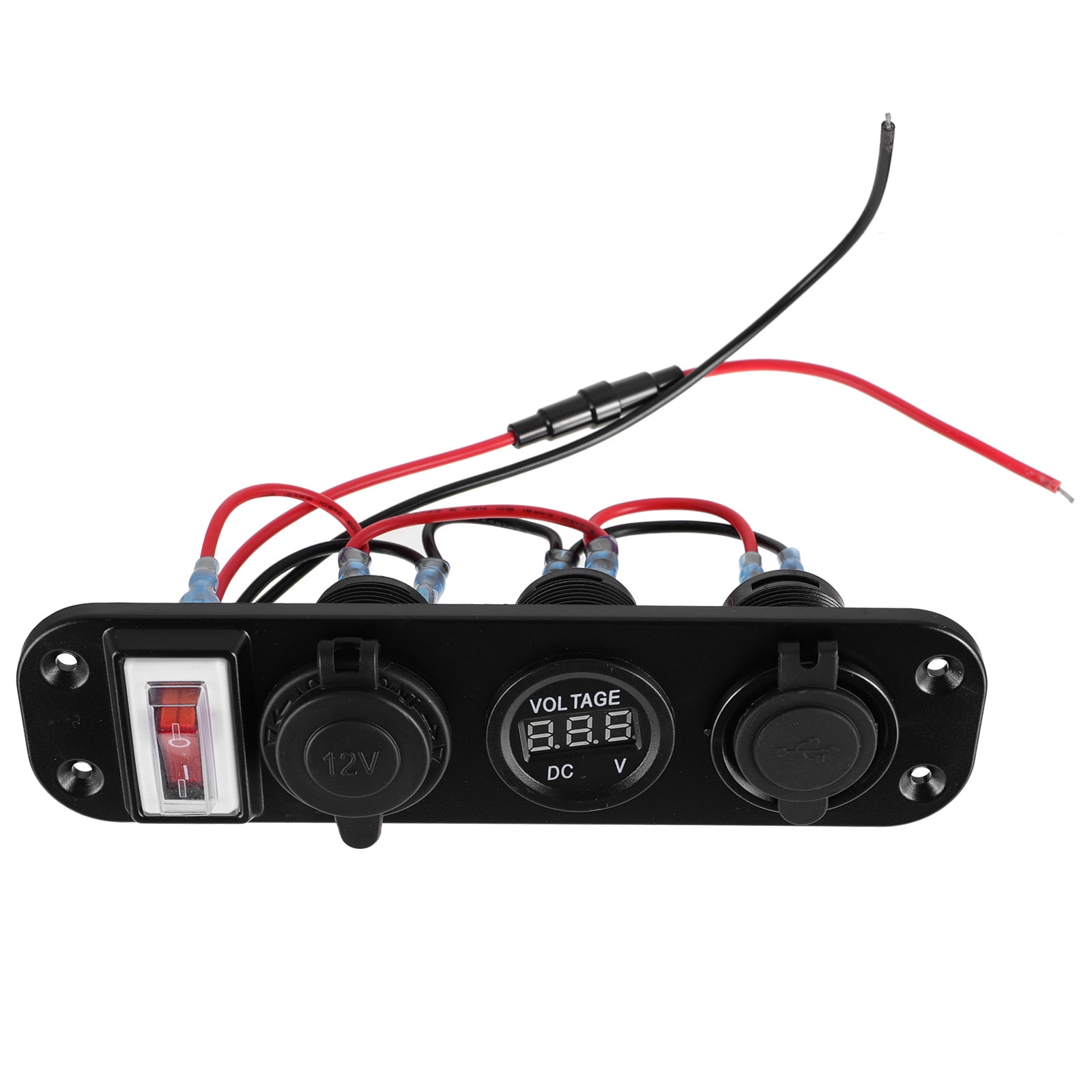 Axio 4 in 1 ON/OFF Charger Panel Cigarette Lighter Dual USB Power