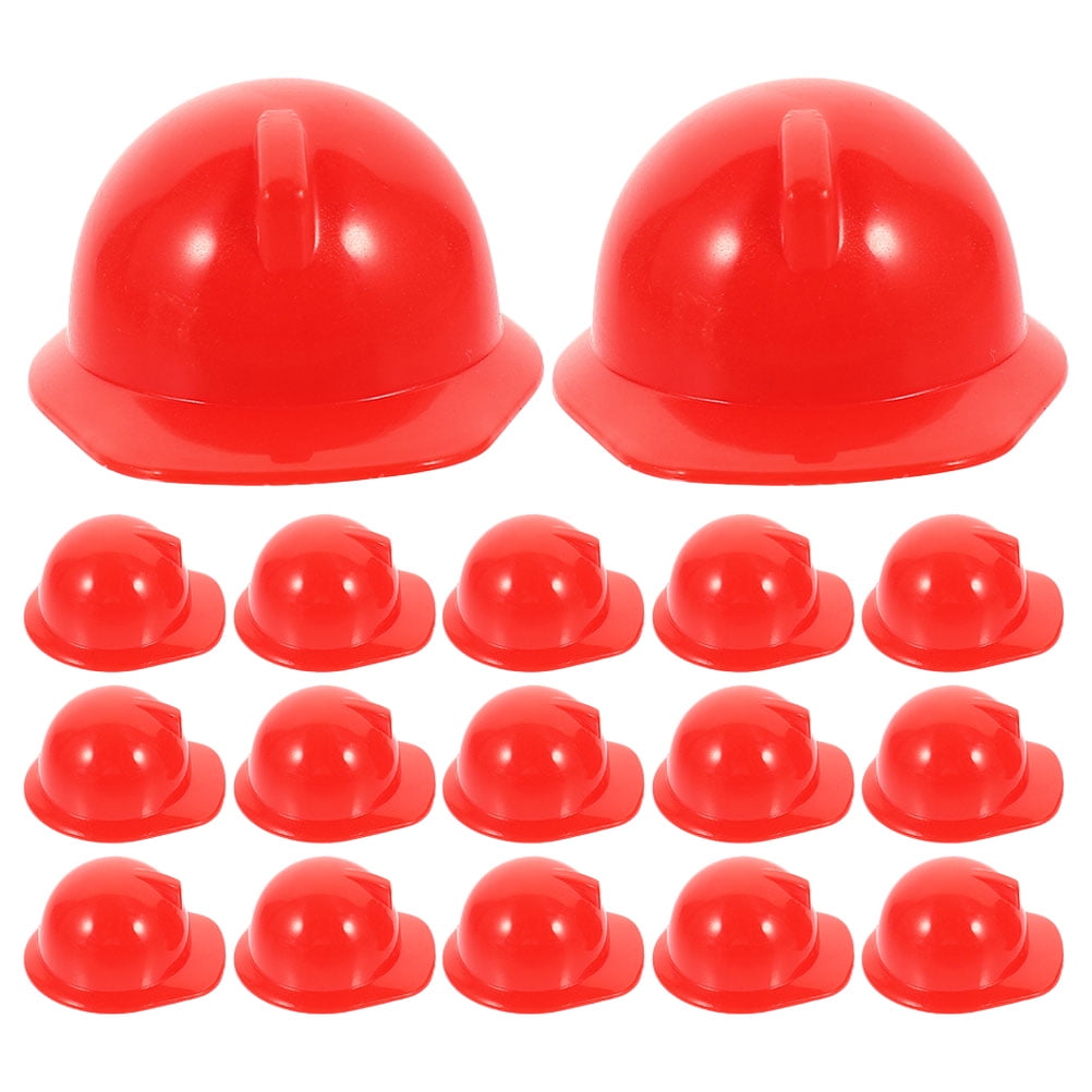 Axio 40Pcs Miniature Construction Hats Mini Building Hard Hat Toy Party