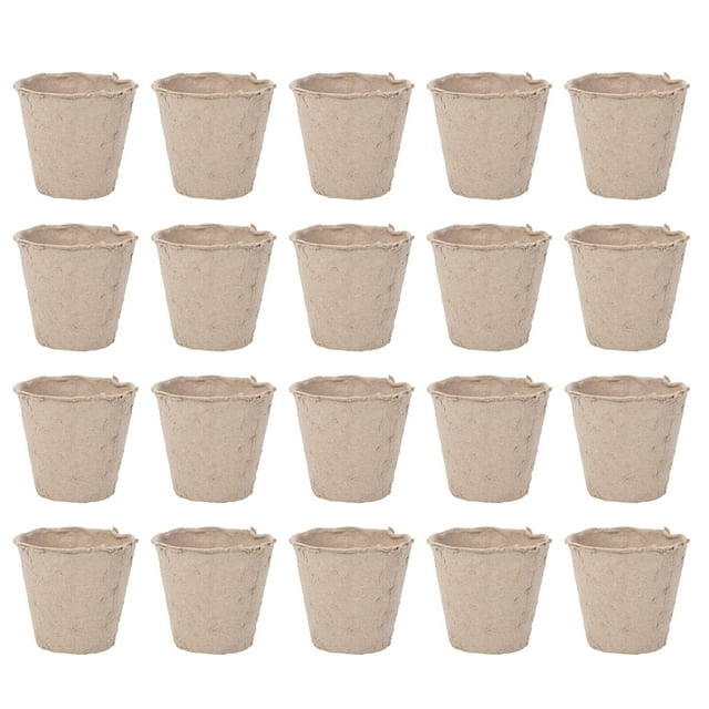 Axio 40pcs Pulp Pot Plant Starters Herb Nursery Cup Kit Organic