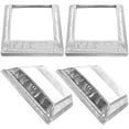 Axio 4pcs Deck Post Bases Post Square Brackets Heavy Duty Deck Post