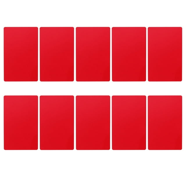 Axio 50 Pcs 0.2MM Thin Colored Anodized Aluminum Business Blank Machine