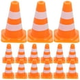 Axio 50Pcs Mini Traffic Cones Road Street Signs Toys Traffic Barricade