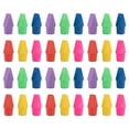 Axio 50Pcs Pencil Eraser Caps Students Pencil Caps TPR Pencil
