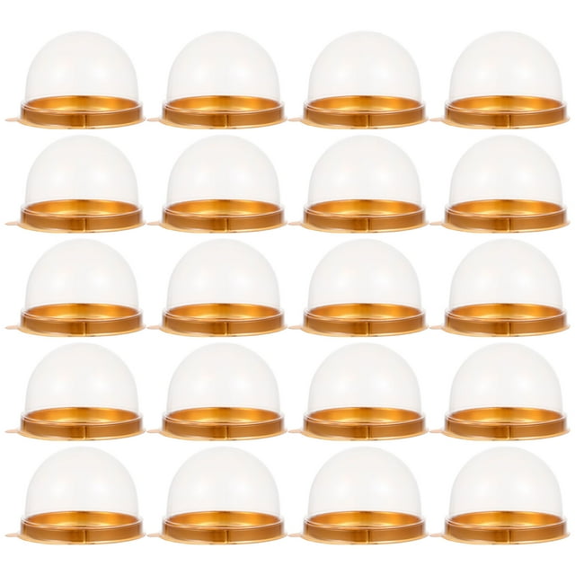 Axio 50pcs Creative Cupcake Packaging Boxes Baking Cake Dome Cases Moon