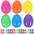 Axio 50pcs Easter Eggs Empty Eggs Plastic Egg Playthings Fillable