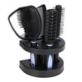 thumbnail image 1 of 5pcs Professional Hair Salon Hair Comb And Mirror Kits Salon Barber Comb Brushes Anti-static Hairbrush Hair Care Styling (Blue), 1 of 7