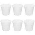 Axio 6Pcs Plastic Orchid Pots Small Plant Pot with Drainage Hole