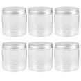 Axio 6pcs Household Sealing Canister Transparent Mason Jar Wide Opening