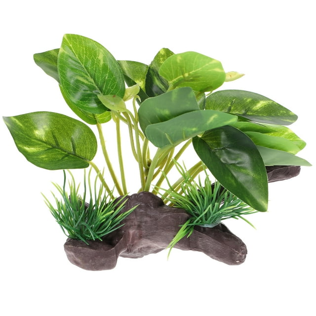 Axio Aquarium Water Plants Artificial Fish Hides Driftwood Fish Tank