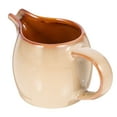 Axio Ceramic Milk Pitcher with Spout and Handle Ceramic Creamer Coffee