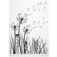 Axio DIY Bump Embossing Dies Plastic Flying Dandelion Template Stencil