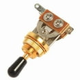 Axio Electric Guitar 3way Toggle Switch with Knob (Golden)