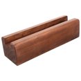 thumbnail image 1 of OUNONA 1Pcs Wooden Full Length Mirror Holder Dark Brown Anti Slip Floor Mirror Support, 1 of 6