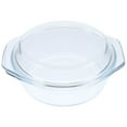 Axio Glass Casserole with Lid Covered Glass Casserole Dish with Handles