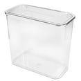 Axio Household Daily Use Trash Can Transparent Plastic Waste Bin Large