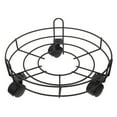 Axio Iron Plant Caddy Round Flower Pot Rack Heavy Duty Potted Plant