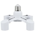 Axio Light Bulb Socket Splitter E27 To 4E27 Adapter Fixed Head Lamp