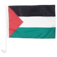 Axio Palestine Flag Car Window Flag Adornment Vivid Country Flag Banner Palestine Flag