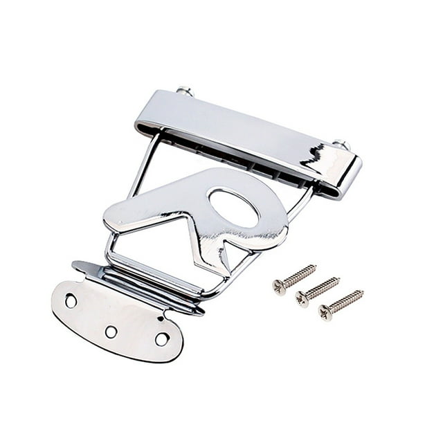 Axio R Shape 6 String Guitar Tailpiece Bridge Metal SemiHollow