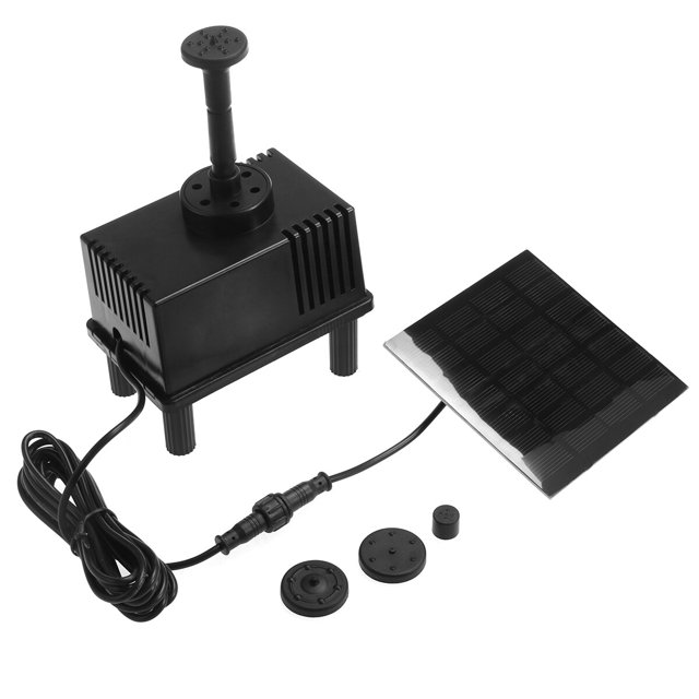 Axio Solar Power Fountain Water Pump Panel Pond Submersible Watering