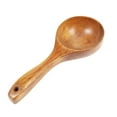 Axio Solid Wood Water Scoop Spoon Soup Spoon Multipurpose Wooden Round