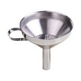 Axio Stainless Steel Funnels with Handle for Transferring Liquid Fluid