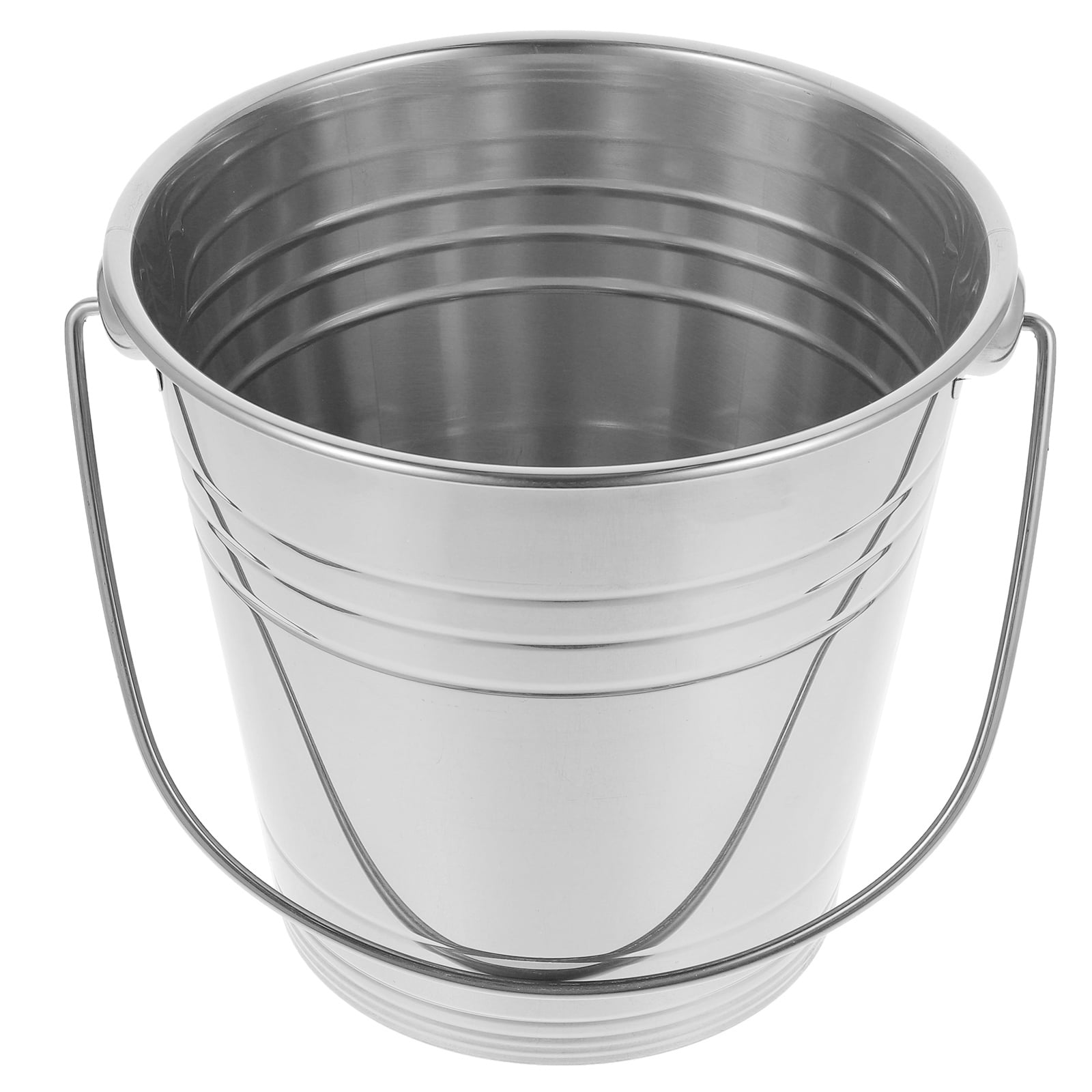 Axio Stainless Steel Ice Cube Bucket Handled Ice Cube Container Drinks