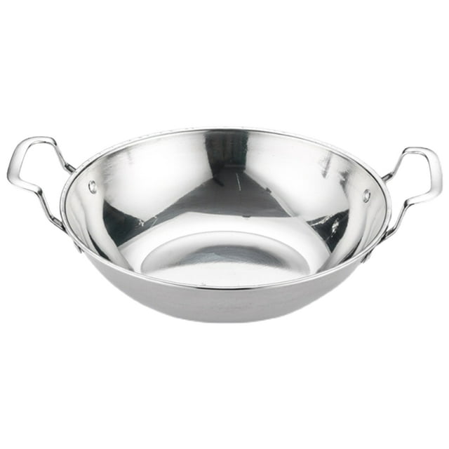 Axio Stainless Steel Pan with Handles Kitchen Cooking Pan Kitchenware