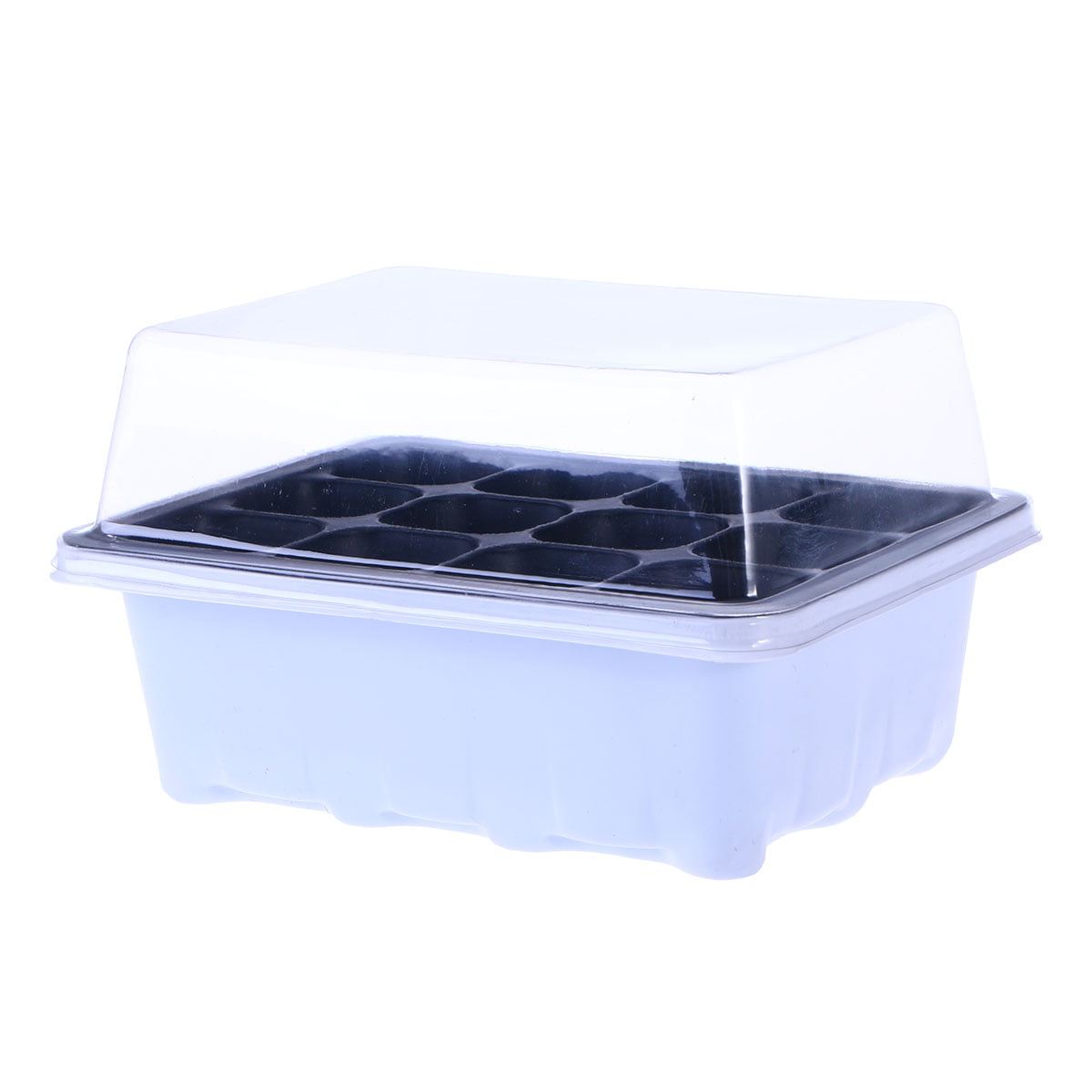 Axio Tray Sprout Plate 12 Cavity Nursery Pots Tray Lids Box for
