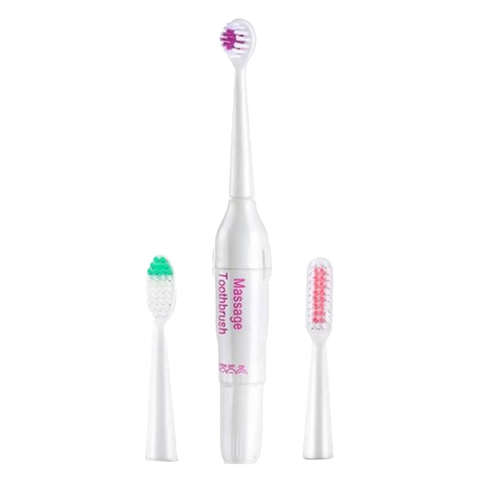 Axio Waterproof Electric Toothbrush with 3 Replacement Brush Heads Oral